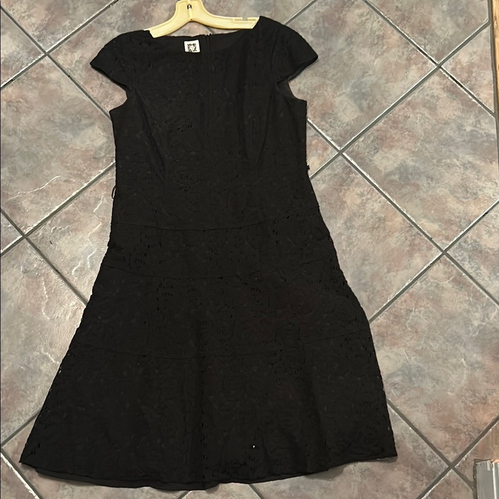 Elegant Black Lace Dress
